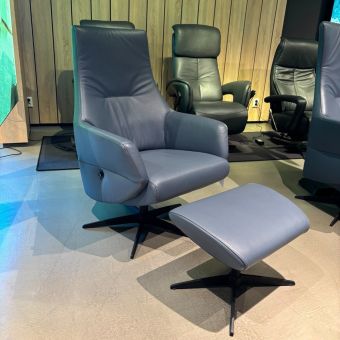 Gealux fauteul met hocker